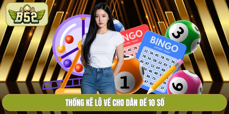 Thống kê lô về cho dàn đề 10 số